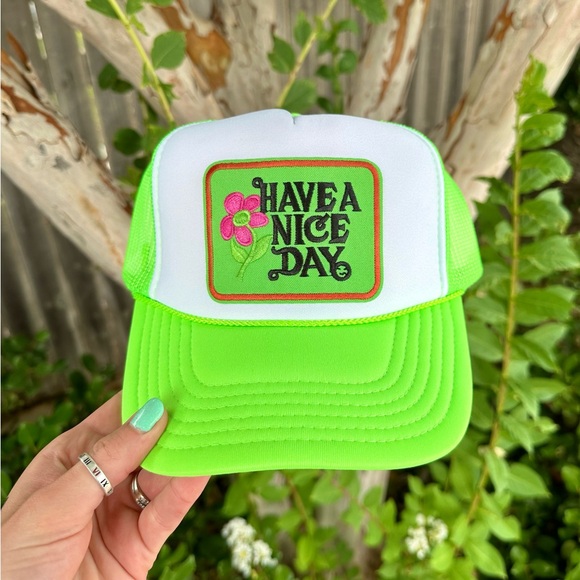 Have a Nice Day Trucker Hat - Picture 4 of 7